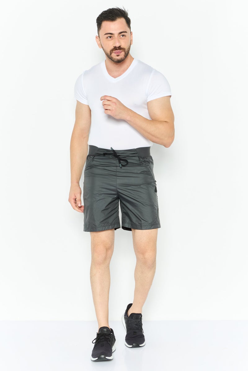 Adidas Men Sportswear Fit Training Shorts, Grey  - Image 2