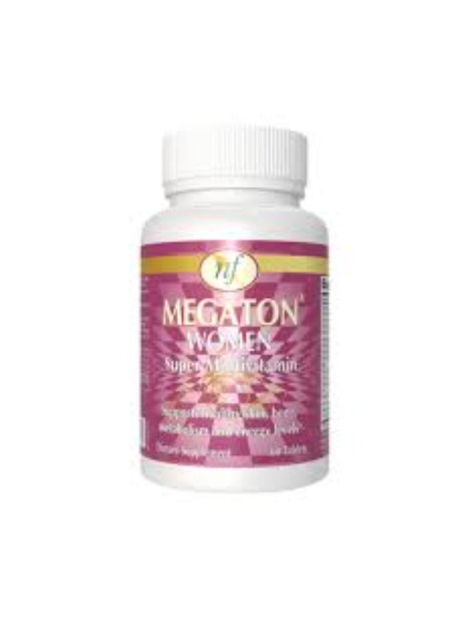 نيوتريفاكتور أقراص نيوتريفكتور ميجاتون متعددة الفيتامينات للنساء، 60 قرصًا