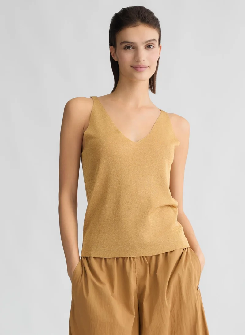 Liu Jo Gold knit top