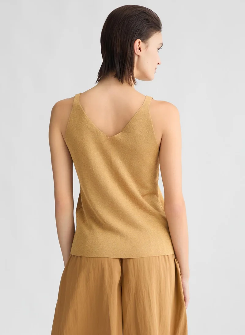Liu Jo Gold knit top