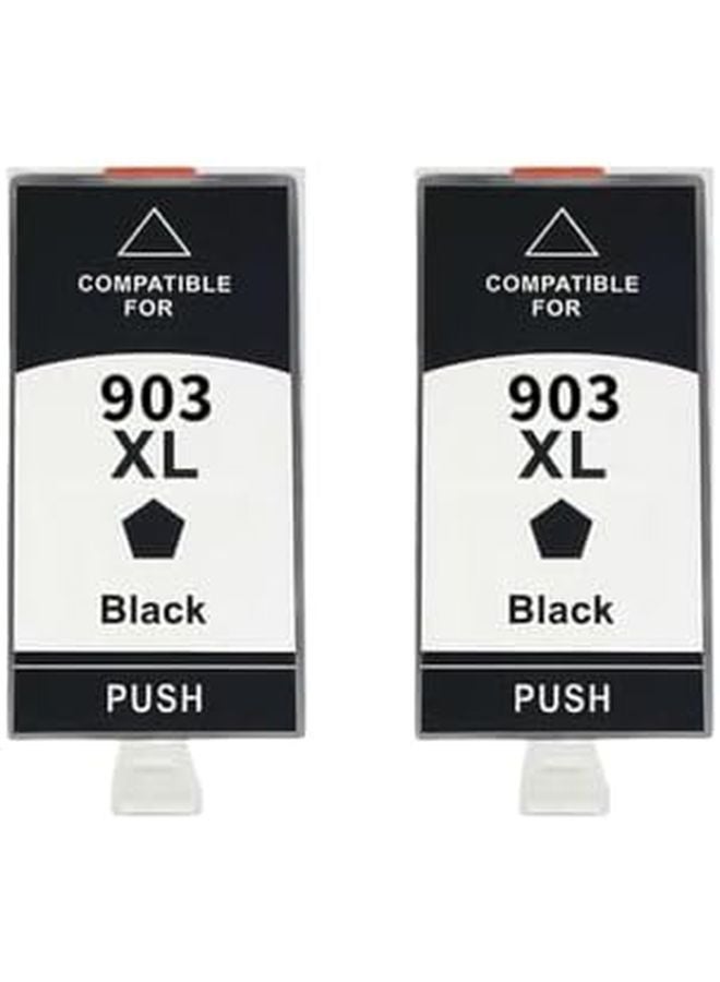 حبر متوافق 903 XL 2BK لطابعات HP Officejet Pro 6970 و6950 و6960 و6966 و6968 و6974 و6975 متعددة الوظائف - Image 1