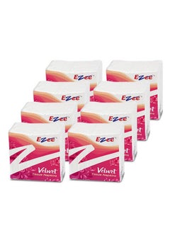 Ezee Ezee Tissue Paper Napkins - 50 Pieces, Pack of 8  - Image 1