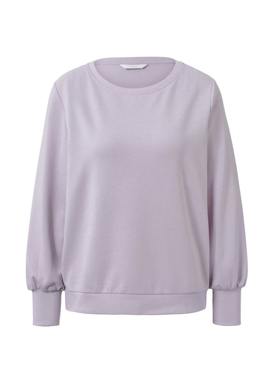 Women Crew Neck Solid Sweatshirts, Lilac - pzsku/ZF309EC263A96A8BC972CZ/45/_/1726109009/212efd39-59a3-4ae5-838b-a7835d2dd4e7