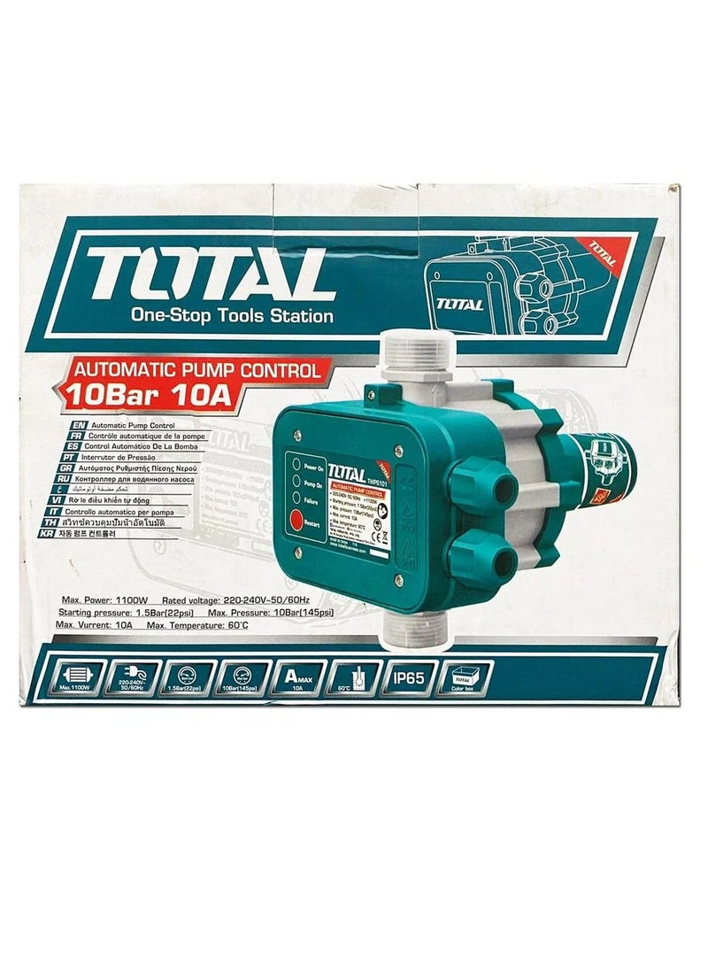 TOTAL Automatic Pump Control 10 Bar 10A TWPS101 - Image 4