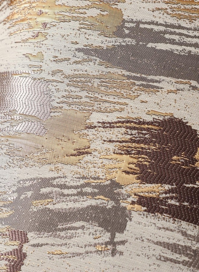 vctops Luxury Gold Abstract Decorative Throw Pillow Covers Soft Square Cushion Case Pillowcase for Sofa Bedroom Car (Gold Coffee,18"x18") - Image 5