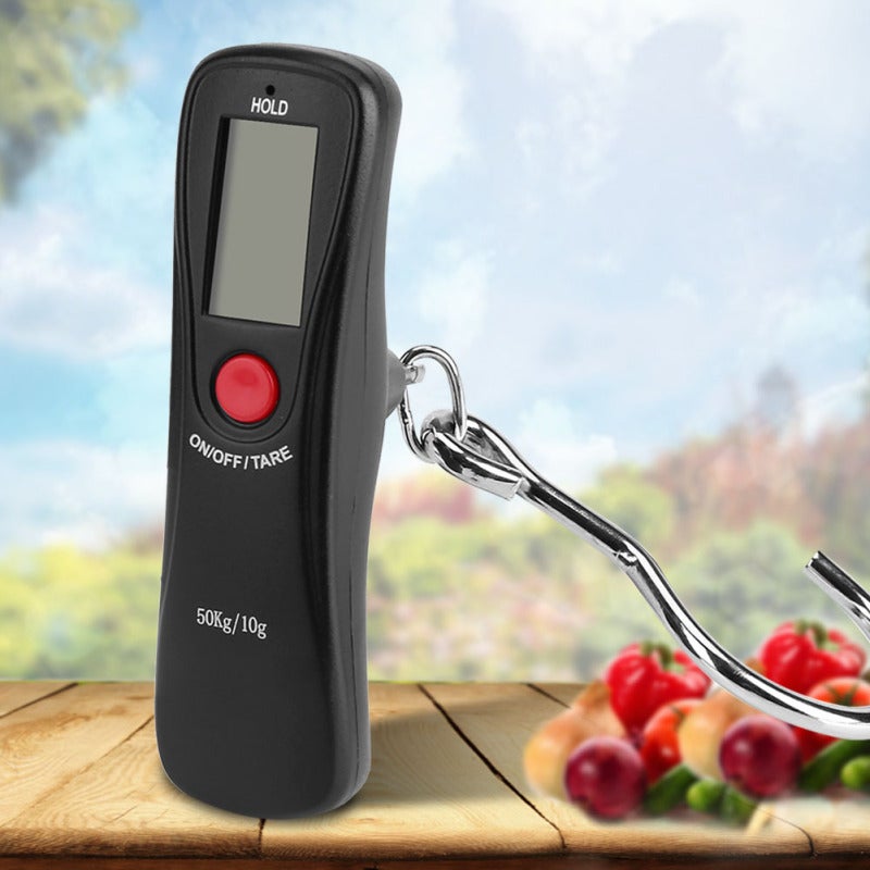 WeiHeng Digital Luggage Scale: 100kg Capacity, Backlit LCD Display - Compact Portable Design, Precise Weighing Scale for Travel, Outdoor Fishing, Home Kitchen & Daily Use - Image 2
