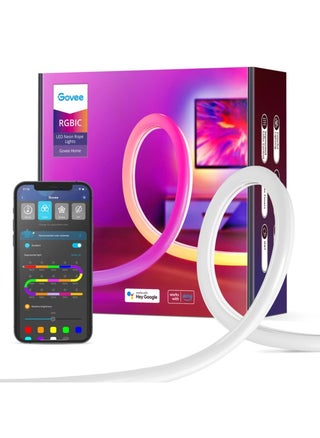 Neon RGBIC Rope Lights with Music Sync DIY Design Lightning Works with Alexa Google Assistant 10ft LED Strip Lights for Gaming Bedroom Living Room Decor (Not Support 5G WiFi) - pzsku/ZF30A164DD41B02FBD959Z/45/_/1686772244/18a8e337-2e61-46bb-b5f1-5c5bd2a4a508