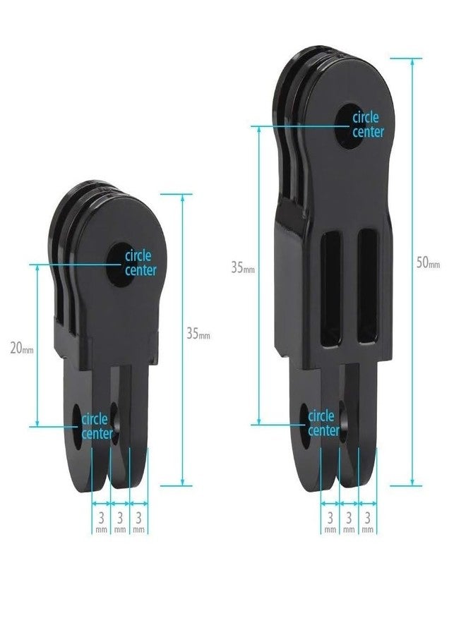 Action Pro Long & Short Straight Joint Mount Adapter Compatible with GoPro-13/12/11/10/9/8/7/6/5/4/3/3+/DJI Insta-360/SJCAM/YI/Eken Action Camera - Image 4