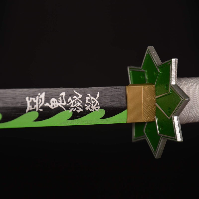 SV Handmade Anime Sword Cosplay Shinazugawa Sanemi Sword Katana 41 inchesï¼ŒCollectible Gifts - Image 4