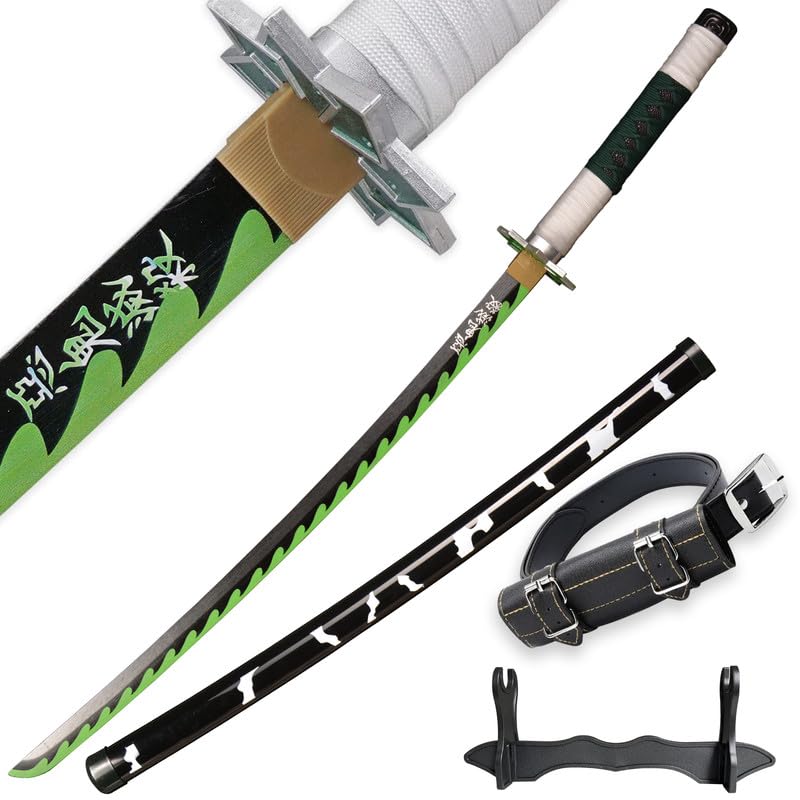 SV Handmade Anime Sword Cosplay Shinazugawa Sanemi Sword Katana 41 inchesï¼ŒCollectible Gifts - Image 1