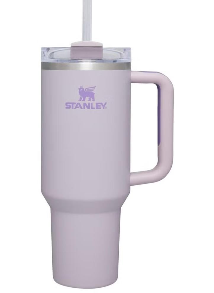 Stanley Quencher H2.0 FlowState Stainless Steel Vacuum Insulated Tumbler with Lid and Straw for Water, Iced Tea or Coffee, Cup Smoothie and More Orchid 40 oz 32x15x 10cm,Orchid,Purple - Image 1