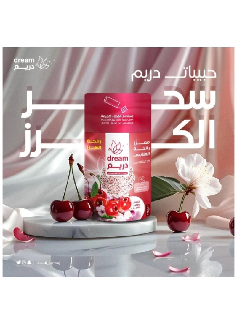 دريم حبيبات معطرة للملابس برائحة الكرز، مناسب لجميع أنواع الأقمشة، 176جم - Image 1