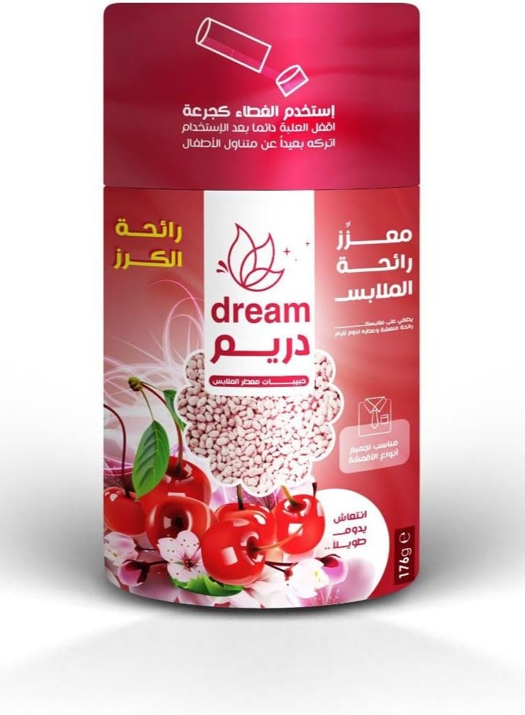 دريم حبيبات معطرة للملابس برائحة الكرز، مناسب لجميع أنواع الأقمشة، 176جم - Image 2