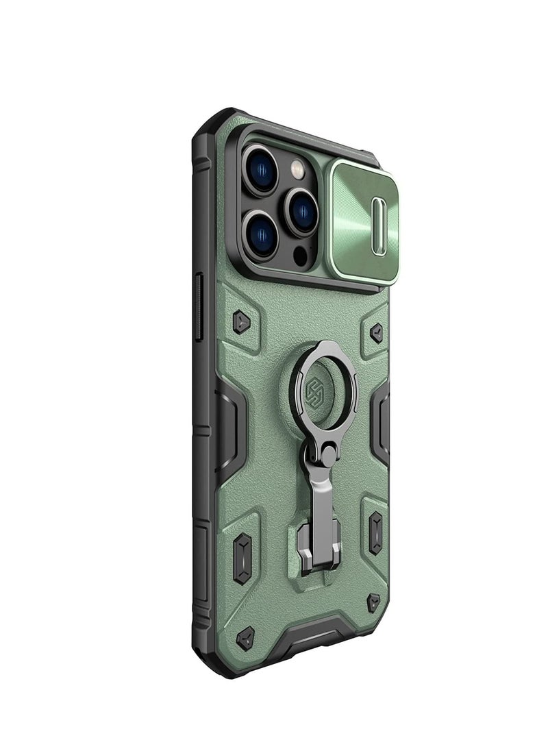 Nillkin - CamShield Armor Pro Magnetic Case For iphone 14 Pro Max - Dark Green - Image 1