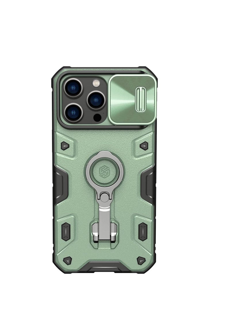 Nillkin - CamShield Armor Pro Magnetic Case For iphone 14 Pro Max - Dark Green - Image 1