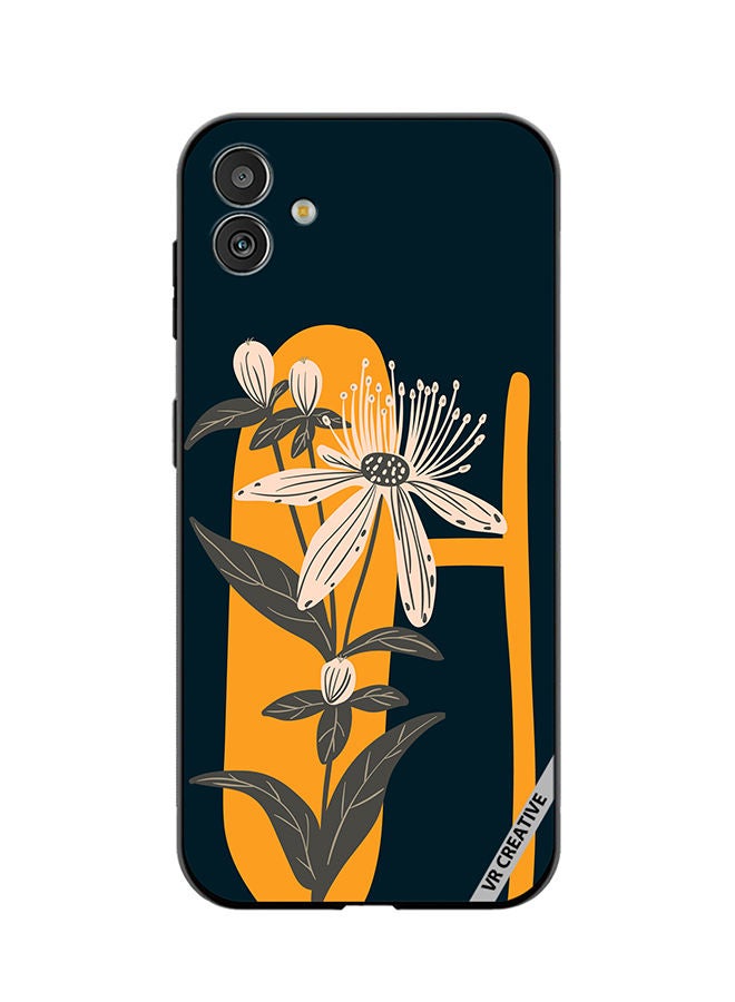 VR CREATIVE Protective Case Cover For Samsung Galaxy F14 Alphabet H Design Multicolour - Image 1