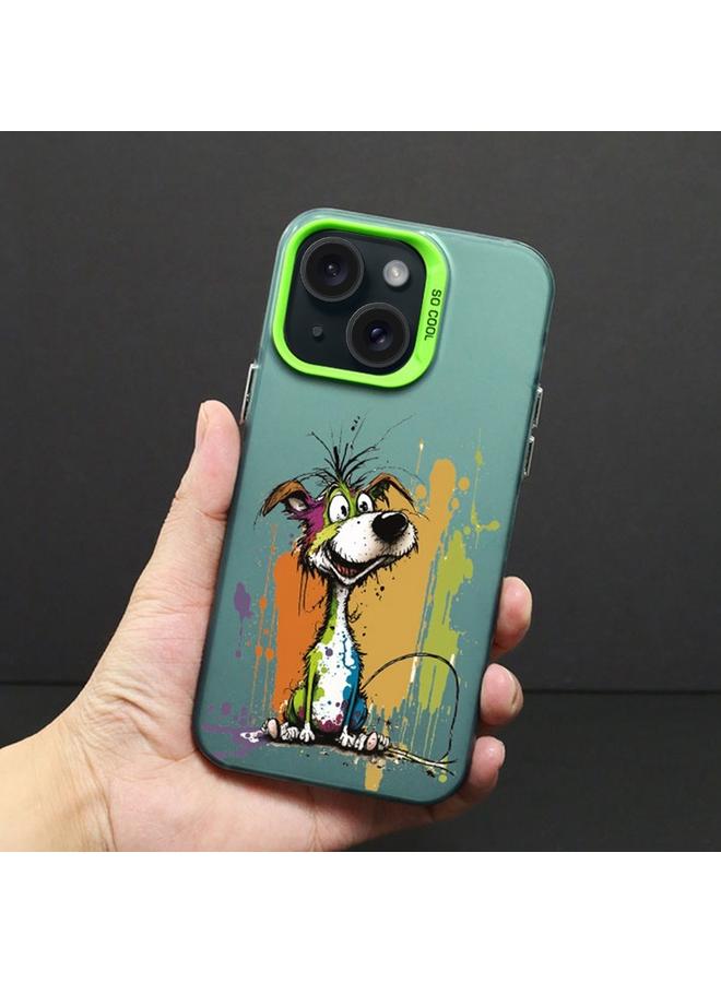 اس-توب جراب لهاتف iPhone 14 Plus بلون حبر غير لامع مصنوع من مادة PC+TPU - Image 2