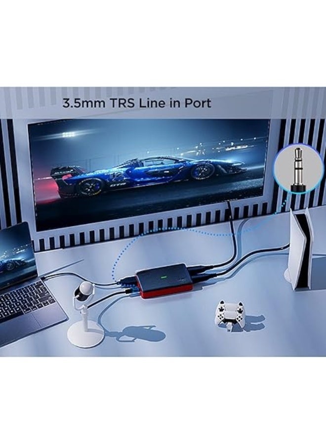 USB3.1 Game Capture Card 4K30, HDMI Video Capture for Live Streaming and Recording, Supports 4K 30FPS, 1080p 120FPS, 1440p 60FPS, Compatible with PS5, PS4, Xbox, Switch - Image 3