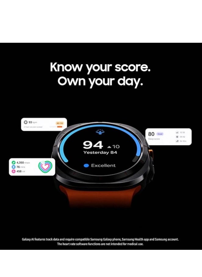 Galaxy Watch Ultra 47mm LTE AI Smartwatch Titanium(Orange)