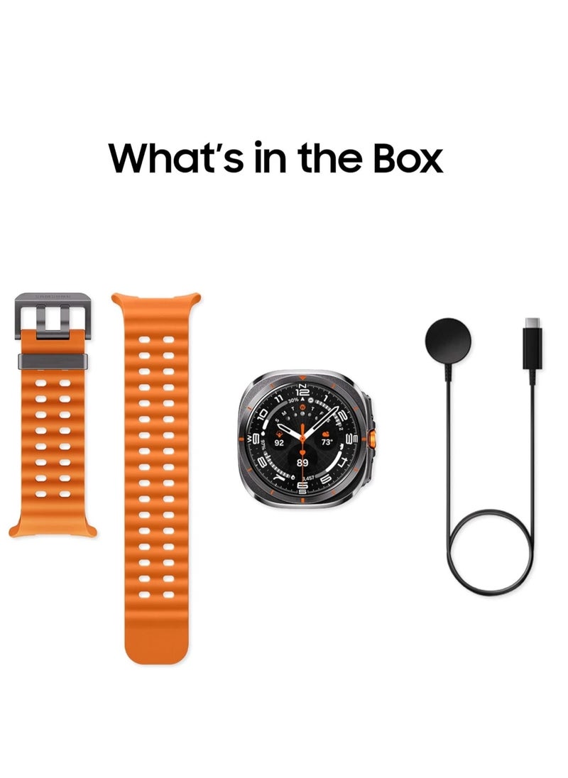 Galaxy Watch Ultra 47mm LTE AI Smartwatch Titanium(Orange)