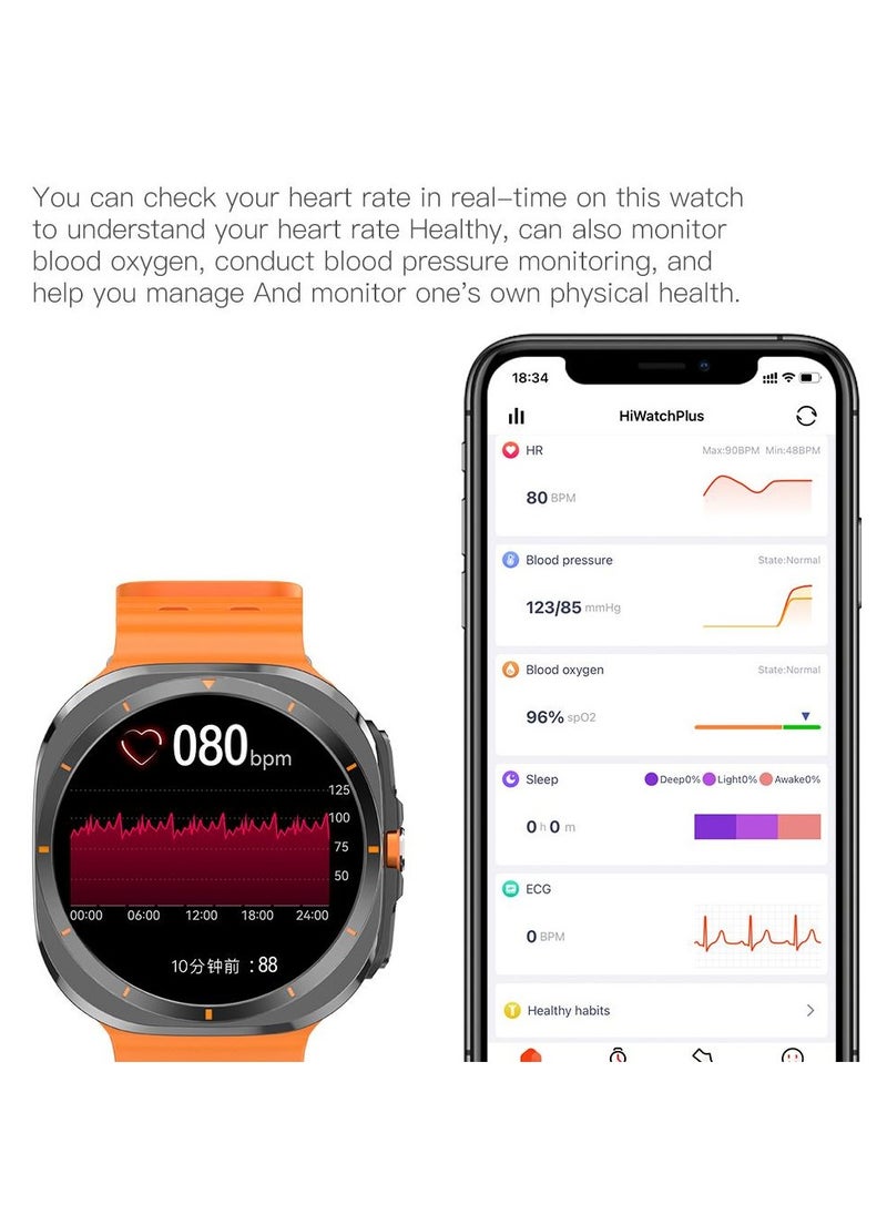 Galaxy Watch Ultra 47mm LTE AI Smartwatch Titanium(Orange)