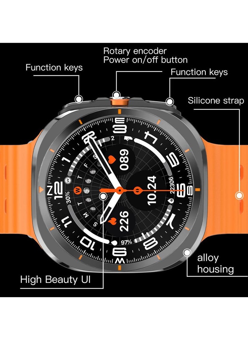 Galaxy Watch Ultra 47mm LTE AI Smartwatch Titanium(Orange)