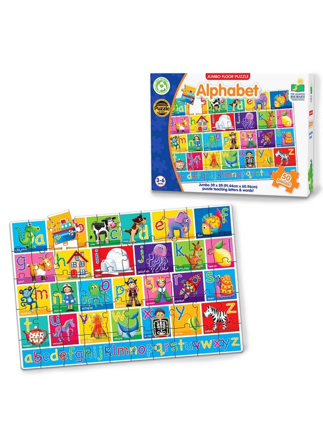 The Learning Journey: Jumbo Floor Puzzles - Alphabet - Extra Large Puzzle Measures 3 ft by 2 ft - Preschool Toys & Gifts for Boys & Girls Ages 3 and Up (436318) - Image 1