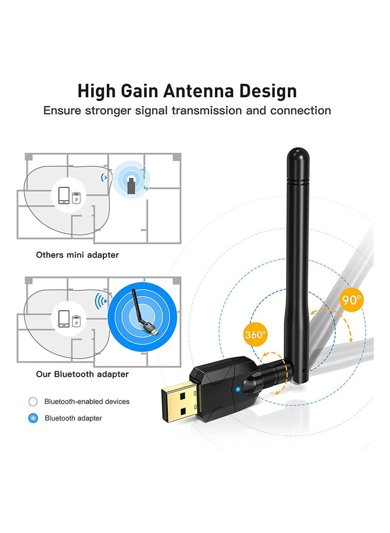 KASTWAVE USB Bluetooth 5.1 Adapter for Laptop - Image 2