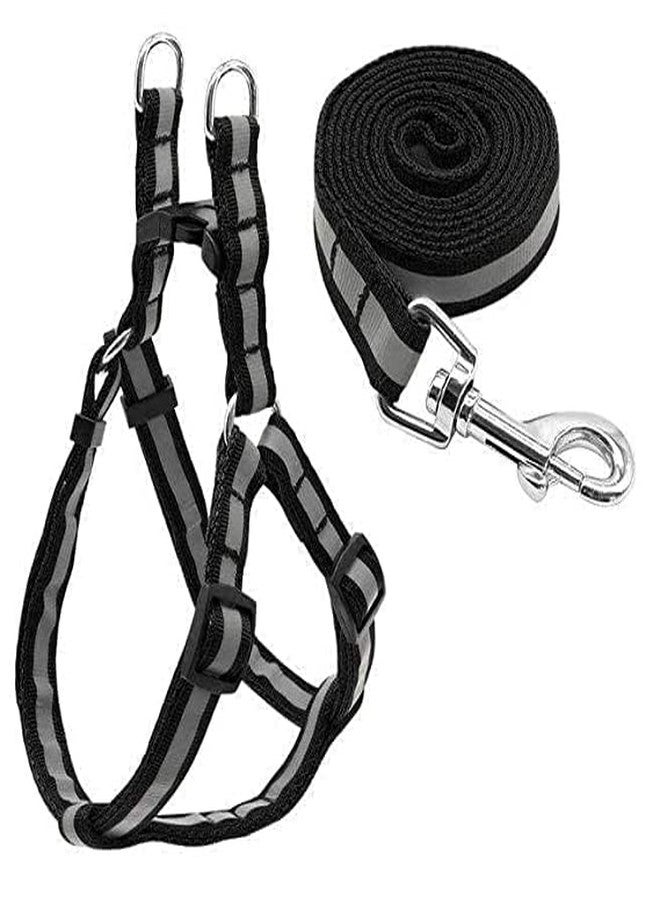 Smart Pups Nylon Puppy Harness Reflected Harness for Dogs Colour May Very (Pack of 1) - Image 1