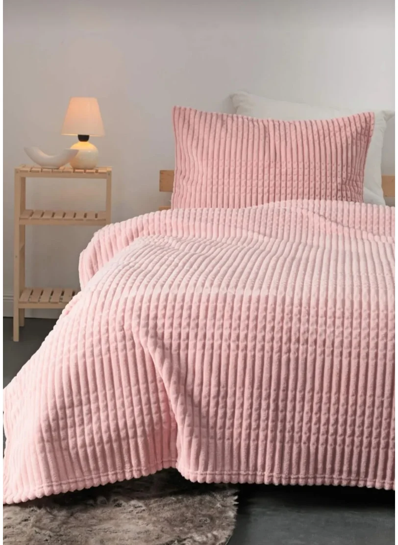 ميرينوس Modern Line 3-Piece Pink Blanket Set