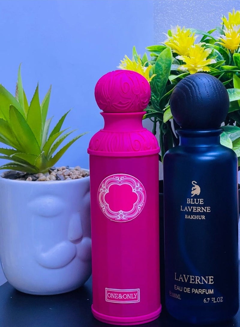 Laverne Blue Laverne Incense perfume 200 ml and One and Only story 200 ml Eau de Parfum 
