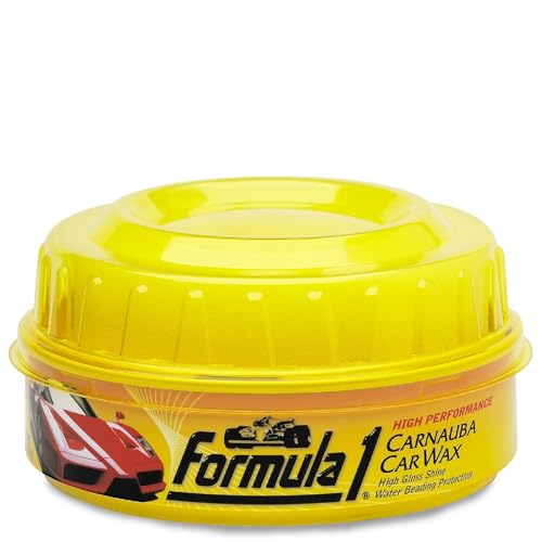 Formula 1 Carnauba Car Wax Paste - High-Gloss Shine - Polish for Car Detailing to Shine & Protect – Remove Haze and Paint Swirls w/ Micropolishing Agents – Car Cleaning Supplies (8 oz) - Image 1