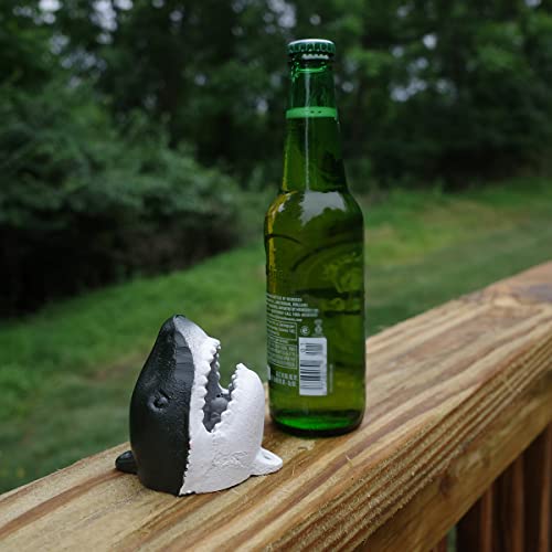 Treasure Gurus Cast Iron Shark Head Beer Cap Soda/Pop Top Wall Mount Bottle Opener Bar/Pub Tool - Image 5