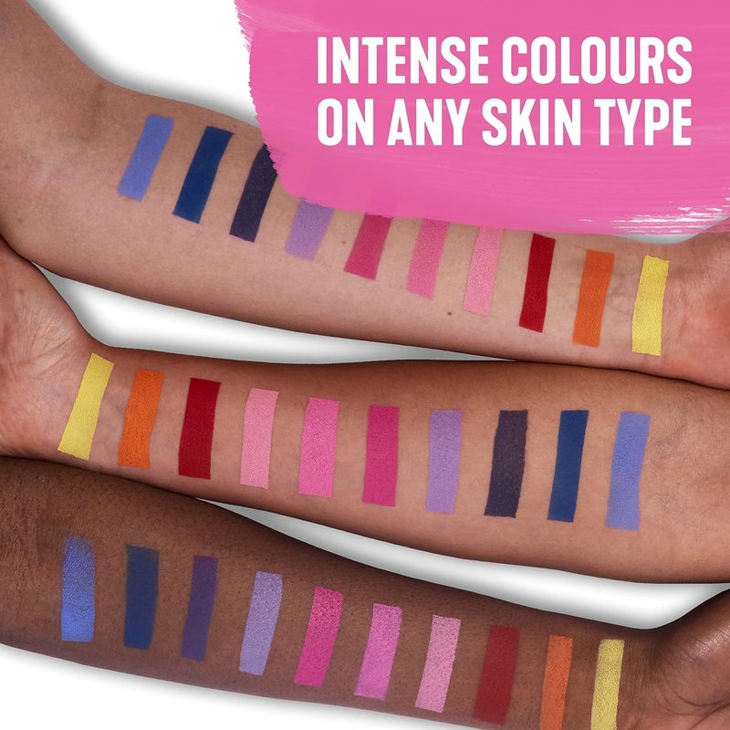 Snazaroo Face Paint Mini Starter Kit - 14 Pieces with 6 Colors, Glitter Gel, Brushes, and Sponges for Kids and Adults - Image 2