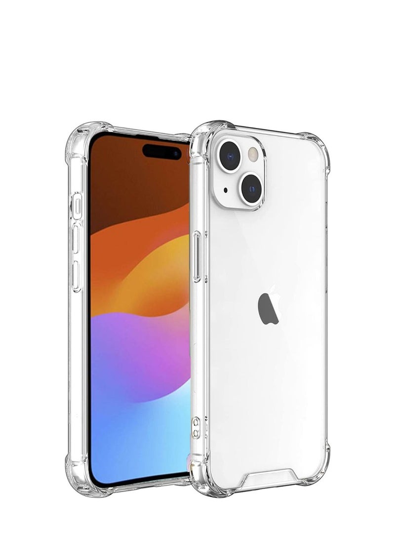 Techie Clear Anti-Burst Protective Case Cover for Apple iPhone 15 Plus – Shockproof, Scratch Resistant, Slim Fit Design - Image 1