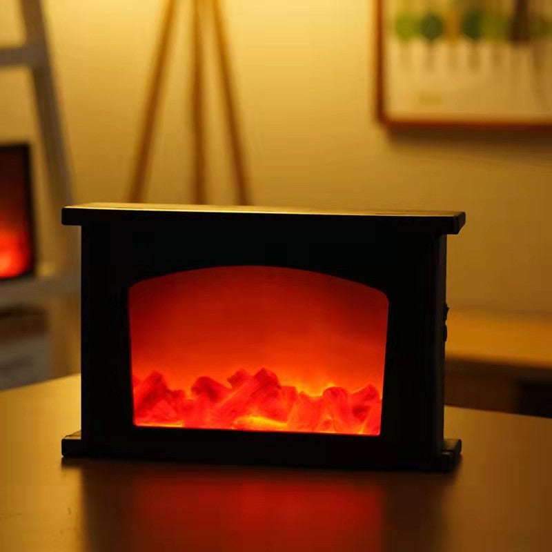 LED flame light box fashion retro style   room atmosphere Decoration lamp house modeling lamp - Image 5