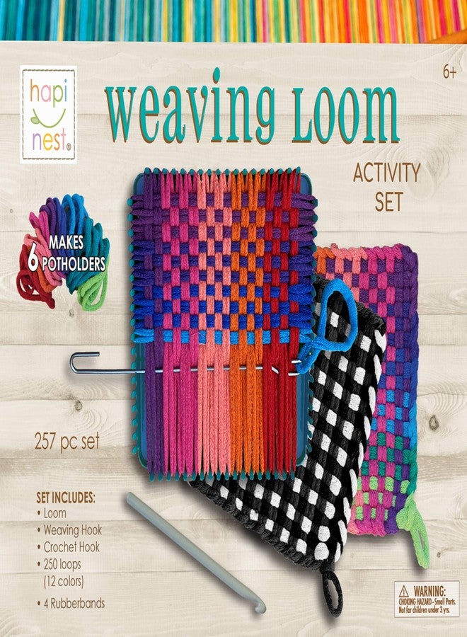 Hapinest Make Your Own Potholders Weaving Loom for Kids, Weaving Loom Kit, Pot Holder Loom Kit for Beginners, Potholder Loops Arts and Crafts Kit for Kids Girls Boys Ages 6 7 8 9 10-12 Years Old & Up - Image 1