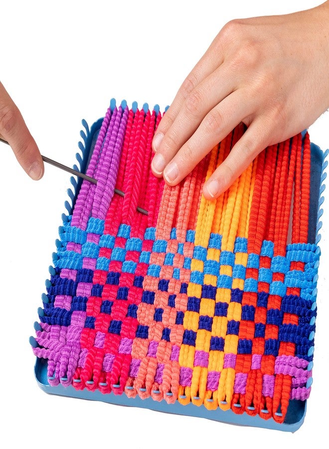 Hapinest Make Your Own Potholders Weaving Loom for Kids, Weaving Loom Kit, Pot Holder Loom Kit for Beginners, Potholder Loops Arts and Crafts Kit for Kids Girls Boys Ages 6 7 8 9 10-12 Years Old & Up - Image 4