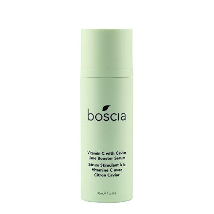 boscia Vitamin C with Caviar Lime Booster Serum - Vegan, Cruelty-Free, Natural & Clean Skin Care - Vitamin C Serum with AHA-Rich Caviar Limes - For All Skin Types - 1 fl oz - Image 1