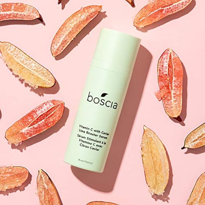 boscia Vitamin C with Caviar Lime Booster Serum - Vegan, Cruelty-Free, Natural & Clean Skin Care - Vitamin C Serum with AHA-Rich Caviar Limes - For All Skin Types - 1 fl oz - Image 3