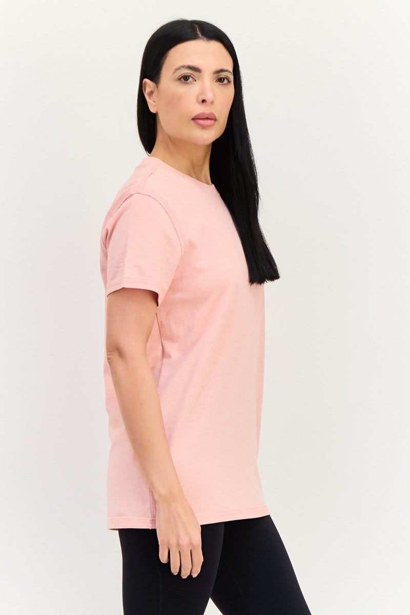 Champion Women Sportswear Fit Short Sleeve Outdoor T Shirt, Pink - Image 3