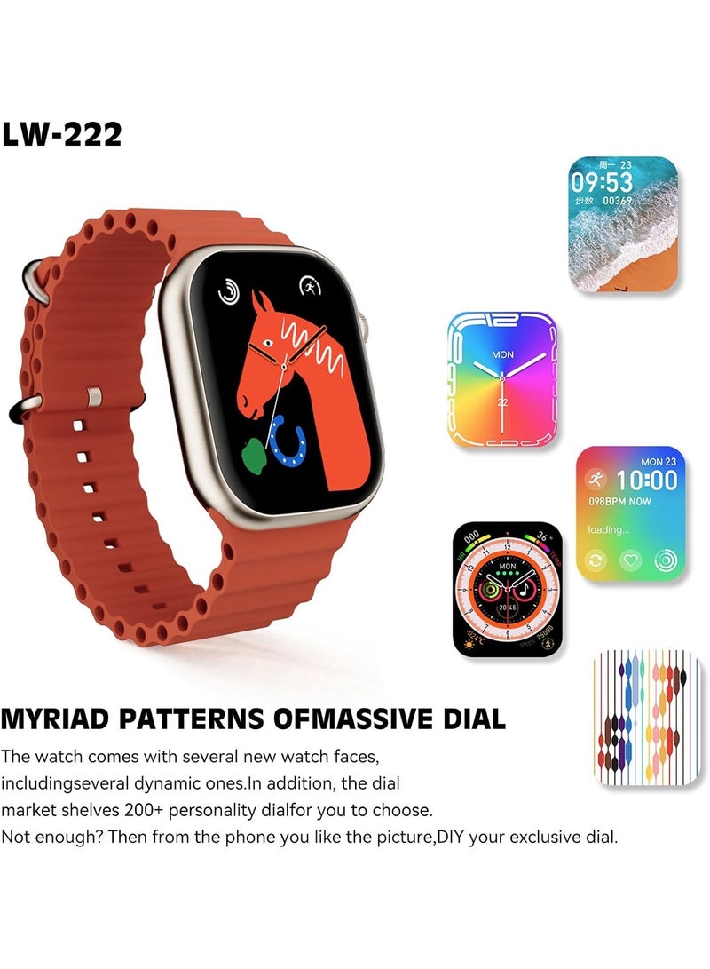 LENYES smart watch - LW 222 Scientific Sleeping Tracking, 2-week battery life, Compatible with Android & iOS, 24/7 Health Management- Gray color - Image 2