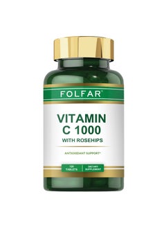 Folfar Vitamin C - 1000mg with Rose Hips - 120 tablets  - Image 1