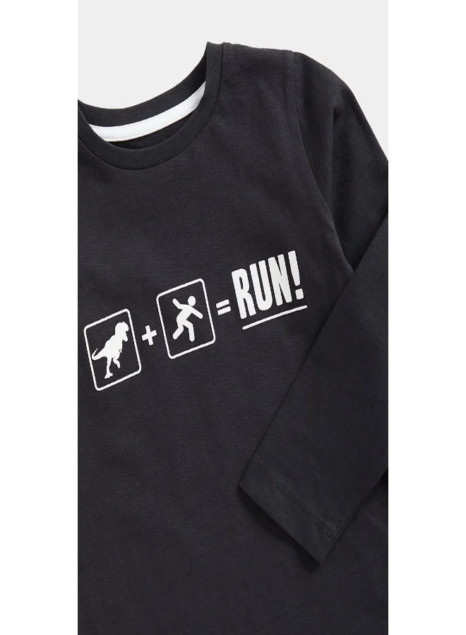 mothercare Dinosaur Long Sleeved T Shirts 3 Pack