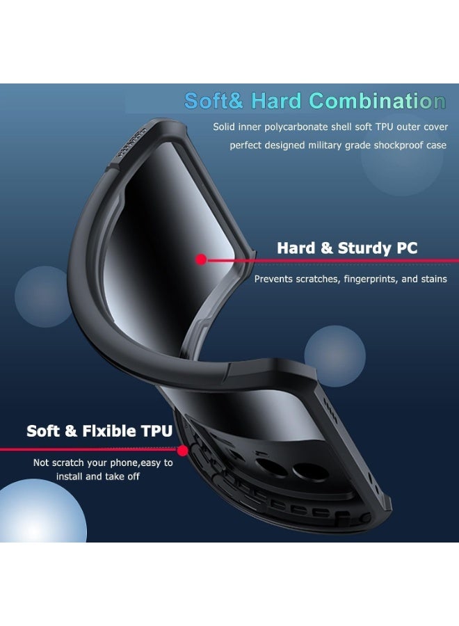 حافظة مغناطيسية لهاتف Realme C75 [متوافقة مع Magsafe] غطاء فائق النحافة حافة TPU ناعمة + ظهر أكريليك شفاف وسائد هوائية مقاومة للصدمات - Image 4