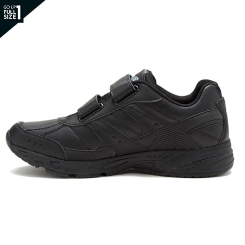 Avia Avi-Union II Strap Non Slip Shoes for Women – Comfort Women's Restaurant, Work & Safety Footwear - Black/Iron Grey, 9 Wide - Image 3