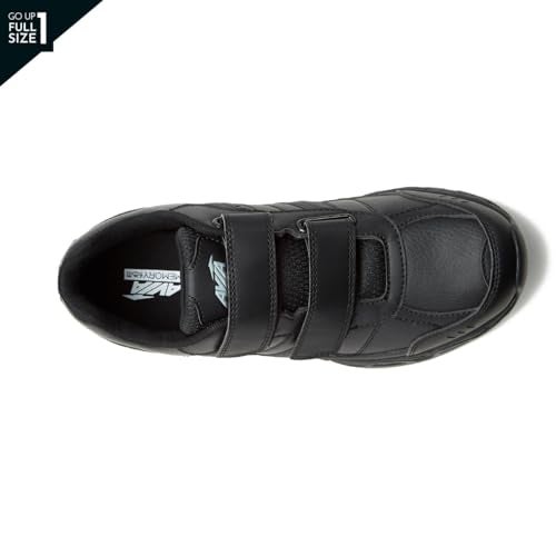 Avia Avi-Union II Strap Non Slip Shoes for Women – Comfort Women's Restaurant, Work & Safety Footwear - Black/Iron Grey, 9 Wide - Image 4