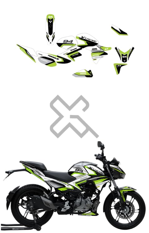 Grayfixx Torque Edition Full Body Sticker for Xtreme 125R | Made in Premium Gloss Vinyl with FPF (Fade Protection Film), Water Proof, Precut Sticker, Pack of 1 for Both Side with 2 Years Warranty - Image 2