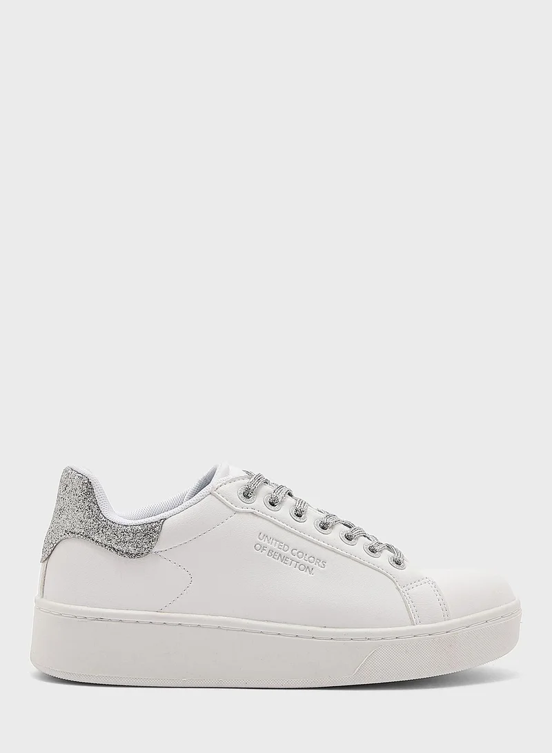 UNITED COLORS OF BENETTON Lace Up Low Top Sneakers