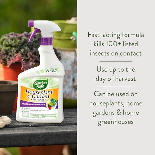 Garden Safe Brand Houseplant & Garden Insect Killer2, 32 Fluid Ounces, Kills 100+ Listed Insects on Contact, For Use in Homes, Home Gardens & Home Greenhouses Up to Day of Harvest - Image 2